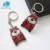 Import Custom adorable animal Marmot keychain printed dome keychain key chains metals custom key chain from China