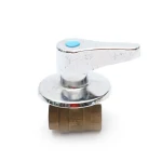 Custom any sizes forging brass toilet plumbing decorated concealed ball valve with zinc alloy handwheel