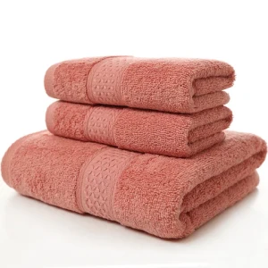 custom cheap 100% organic cotton terry jacquard  face hand towel set bath towels sets luxury
