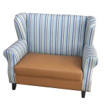 Custom commercial furniture PU leather dining seating restaurant sofa booth for fast food wholesale price
