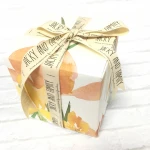 Custom Gift wrapping accessory custom printed cotton decorative ribbon