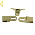 custom high quality special manual handbag twist lock