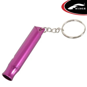 Custom Logo Printed Promotional High Frequency Aluminum Metal Outdoor Sport Camping Safety Emergency Survival Whistle in Bulk