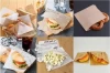 Custom logo printing hamburger packaging grease proof tissue paper sandwich wrapping greaseproof shawarma food grade wax paper