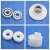 Import custom low temperature corrosion resistant hdpe plastic parts U V H Groove type idler double pulley bearing from China