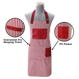 Custom made denim BBQ barista kitchen aprons for men and women