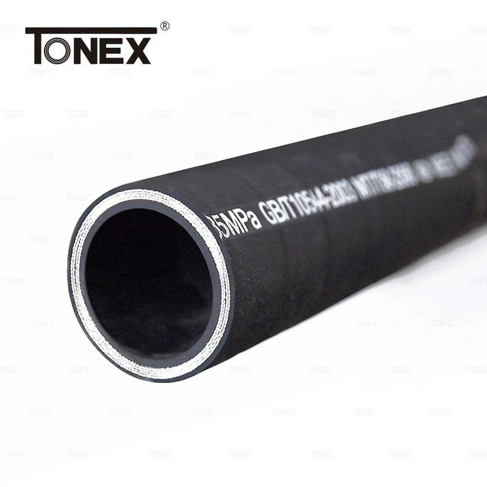 Custom made manufacturer flexible rubber good quality hydraulic hose