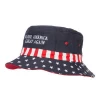 Custom Meidiney Make America Great Again Bucket Hat With US Flag