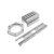 Import Custom moulding industrial metal stamp parts aluminum alloy die cast machining parts from China