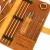 Import Custom portable brown Crazy horse leather  knitting needle tool bag needle case organizer from China