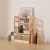 Import custom rattan wooden wicker drawers kitchen racks bookcase kids toy display storage shelf display bookshelf from China