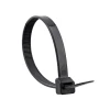 Custom sizes outdoor rated uv black nylon zip cable ties accessories