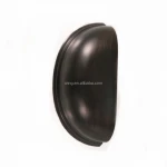 Custom zinc die casting hardware cheap antique style shell semicircle chest door cabine handle for drawer