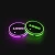 Import Customize Car LED Light Cup Holder Automotive Interior USB Colorful Atmosphere Light Lamp Drink  Anti-Slip Mat Auto Product from China