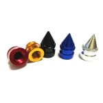Customize logo Aluminum Car Motorcycles Wheel Valve Caps valve Cover for auto parts