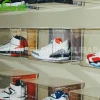 Customized  clear acrylic Shoe Rack sneaker wall mounted display box and shoe showcase.
