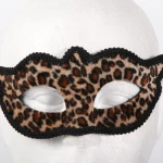 customized high quality Leopard Print Halloween Mask Wholesale Masquerade Mask