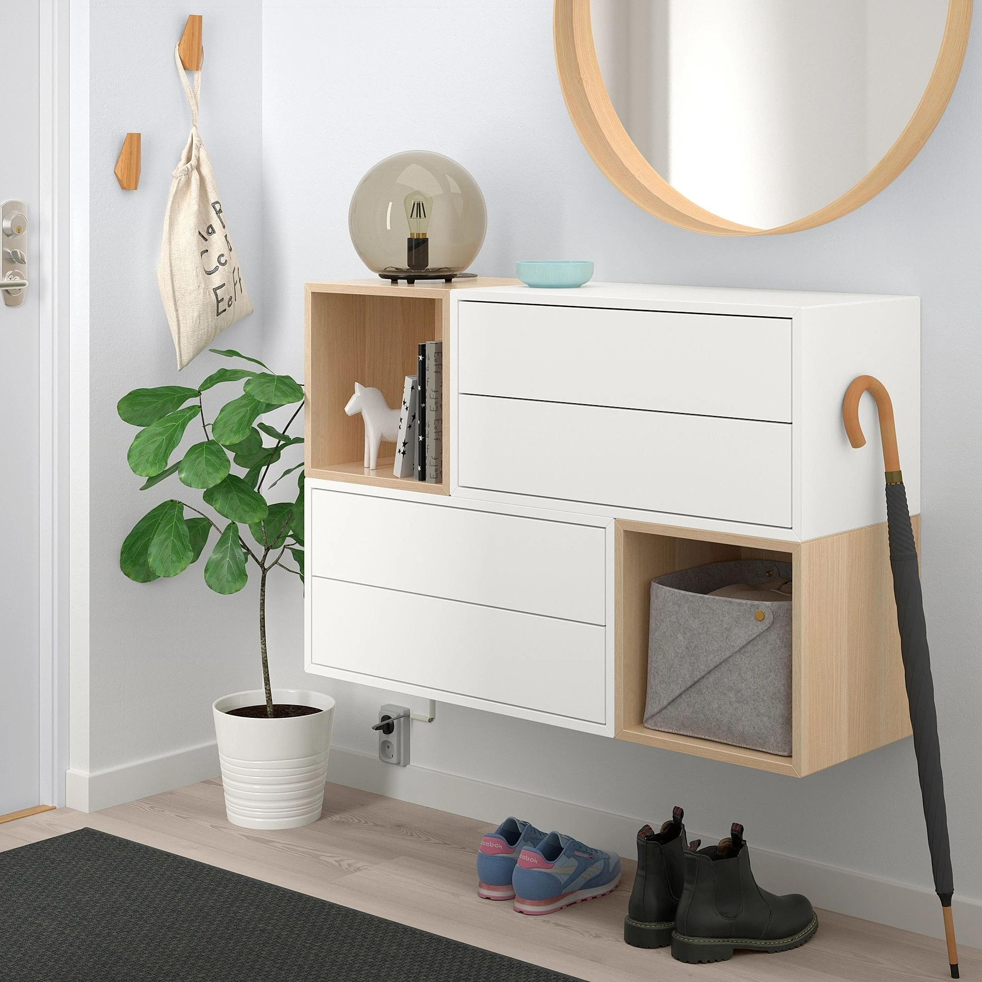 customized intelligent shoe cabinet mirror shoes cabinet with  drawers