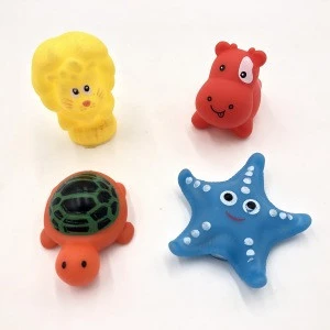 Customized ocean animals not toxic pvc bath toys