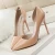 cz3029g Best selling pointed toe ladies shoes heel high heels stock with low price