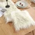 Import Decorate polyester solid soft tibet sheep fur table runner tablecloth from China