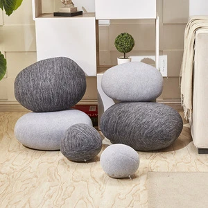 Decorative Planet Color pebble stone cushion