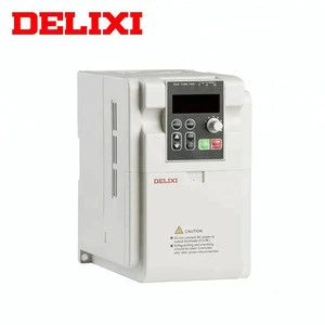 Delixi high quality EM60 mini converters&inverters AC single phase 220v 0.4kw-2.2kw variable voltage inverter frequency