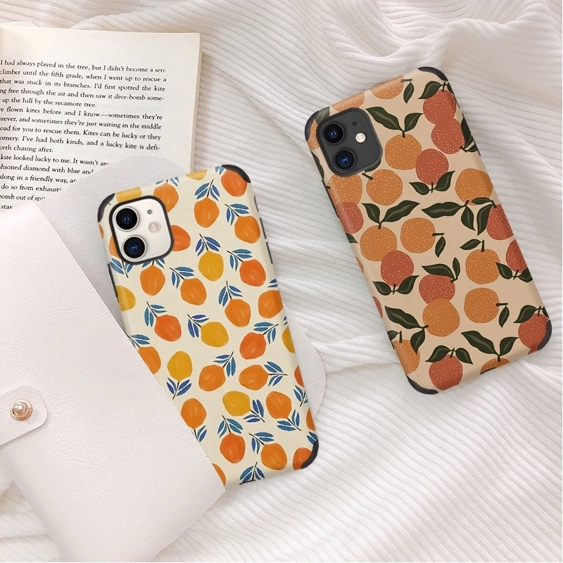Design Traditional Embroidered TPU phone case Retro literary set for iphone 12/11/X
