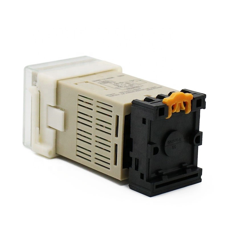 DH48S-1Z Digital LED Programmable Timer Time Relay Switch DH48S 0.01S-99H99M DIN RAIL AC 220V with Socket Base