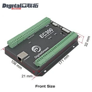 Digital Dream EC300 3 Axis 300Khz Mach 3 CNC Motion Controller with Ethernet Communication for CNC Router Milling Router Machine