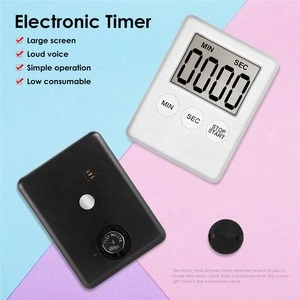 Digital LCD Timer Stop Watch Kitchen Cooking Countdown Clock Alarm Timer for Kids Adult Kitchen Cooking Sport Training