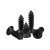 Import DIN 7982 Carbon Steel Black CSK Head Self Tapping Screw for Furniture from China