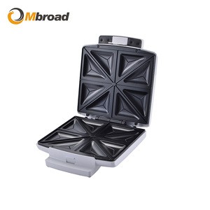 Dismountable Plates Breakfast 4 Slice Commercial Home Sandwich Toaster Grill Machine