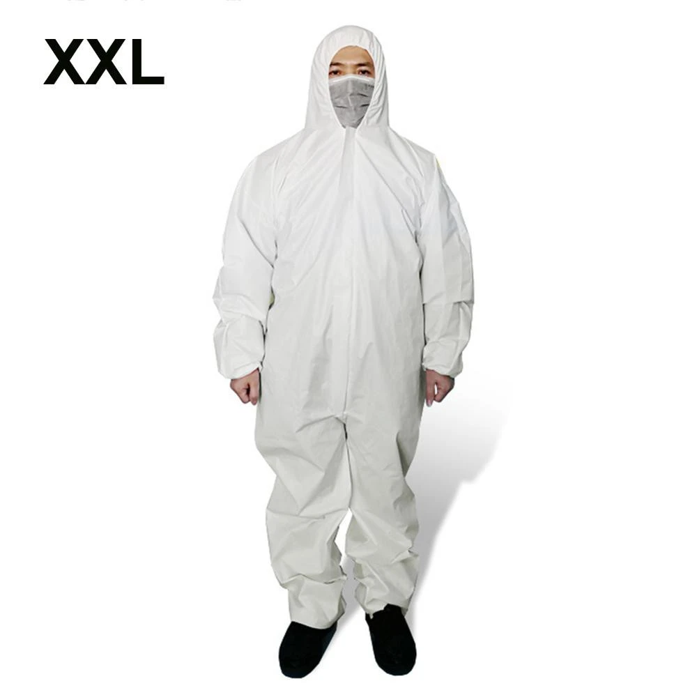 Disposable Safety Protective Suit Clothing Pe Film Medical Coverall (With Ce And Fda Certificate)