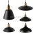 Import DIY Vintage hanging light iron shade ceiling lamp with E27 lampholder industrial pendant lamp from China