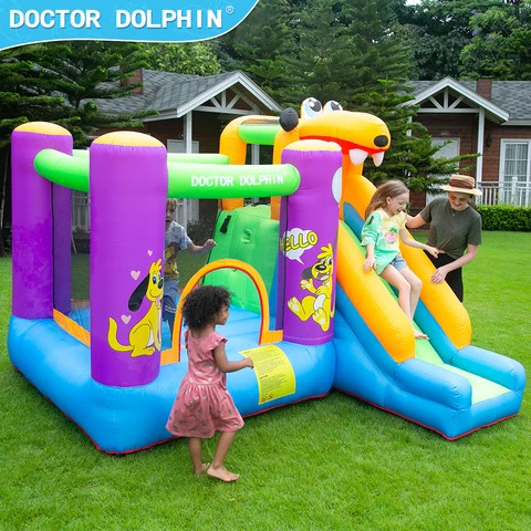 Buy Doctor Dolphin Party Combo New Design Bounce House With Slide Kids ...