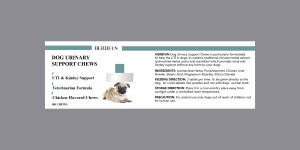 Dog Kindney and  Urinary Support Chews Tablets