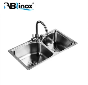 Double bowl 304 stainless steel kitchen sink