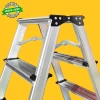 Double Side Aluminum Folding Step Ladder 2 3 4 5 6 7 Steps