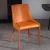 Import Dreamhause Italian Minimalist Orange Full Leather Art Dining Chairs Designer Restaurant Cafe Hotel Saddle Leather Armchairs from China