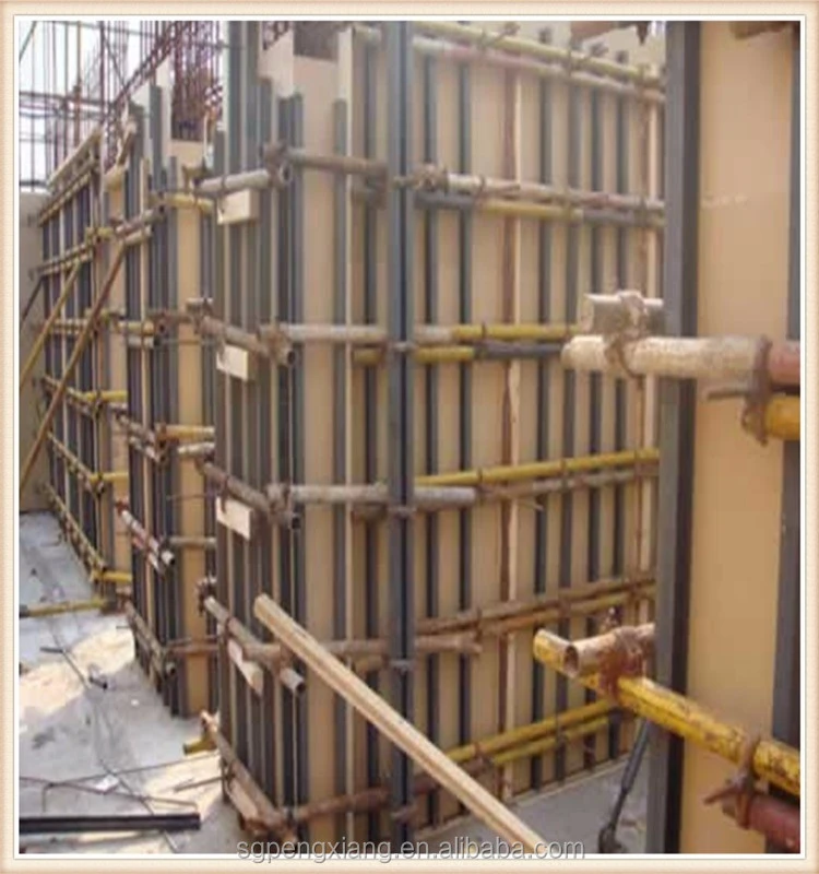 Durable shuttering board PVC concrete formwork for construction
