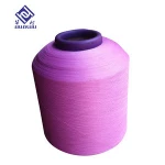 Durable use quality guarantee low price knitting sewing weaving polyester covered spandex yarn
