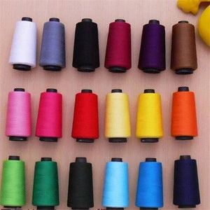 Dyed virgin spun polyester sewing thread for garments 3000yards