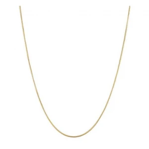 Dylam Plain Chain 18K Gold Plated Jewelry Snake Stylish Minimalist Woman Accessories Stainless Steel Simple Necklace Women