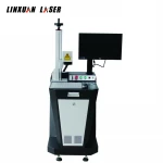 Eastern 20W Cable Plastic Bottle Hs Code Animal Ear Tag Imei Desktop Optical Fiber Laser Wire Marking Machine Jewelry
