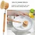Import Eco-Friendly AA Bamboo kitchen Scrub Natural Sisal fiber Dish Washing scrubber Wooden Pan and Pot Cleaning Brush from China