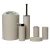 Import Eco-friendly Black Plastic Bathroom Accessories Set from China
