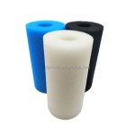 Eco Friendly Blue Color  Swimming Pool Filter Foam Sponge Washable Cylinder Filter Sponge