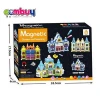 Educational kids play learning and game toy 3d magnetic blocks building