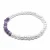 Import Elastic Adjustable Women Jewelry  Jade Stone Stretch Bead Fresh Water Pearl Bracelet from China